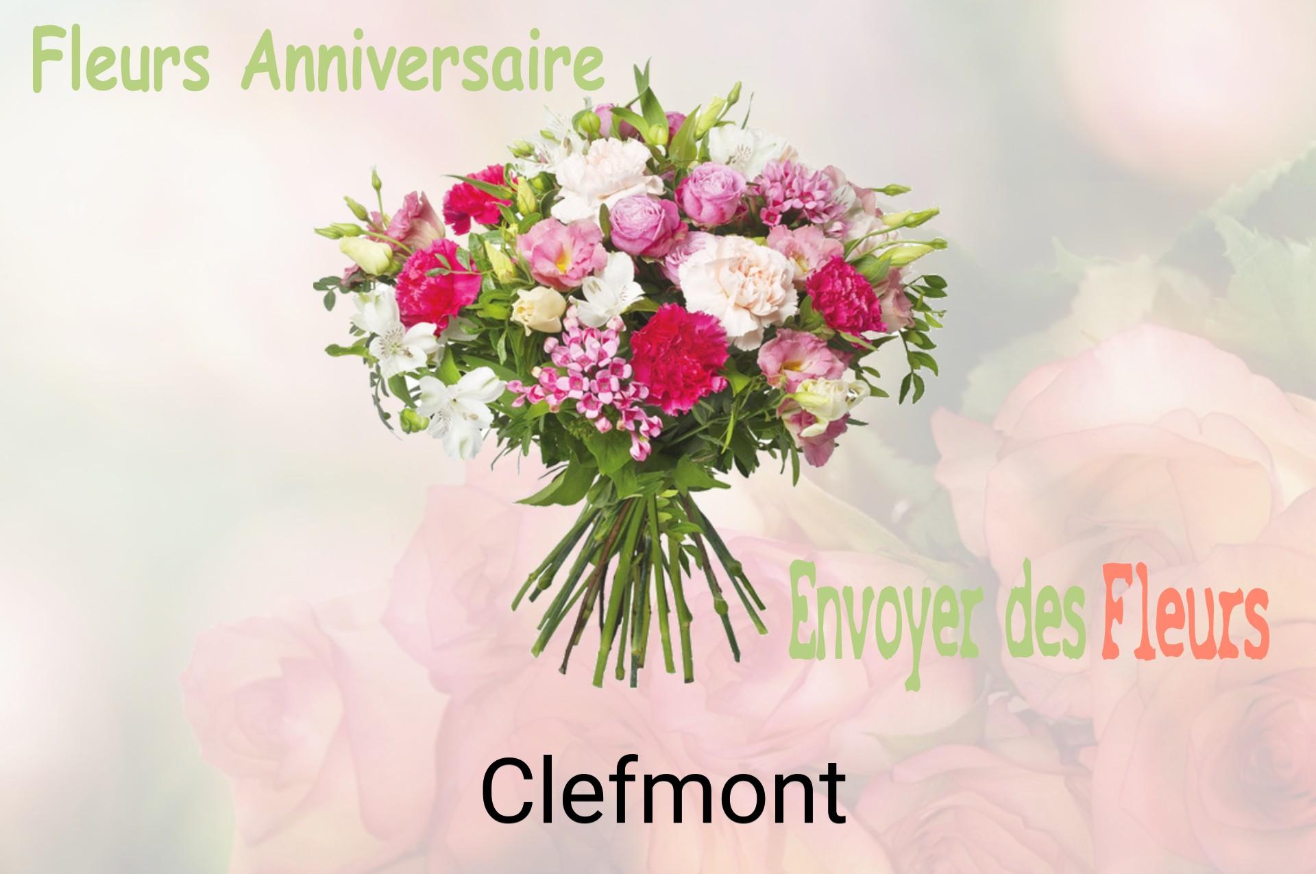 Bouquet de fleurs d’anniversaire livré à Clefmont