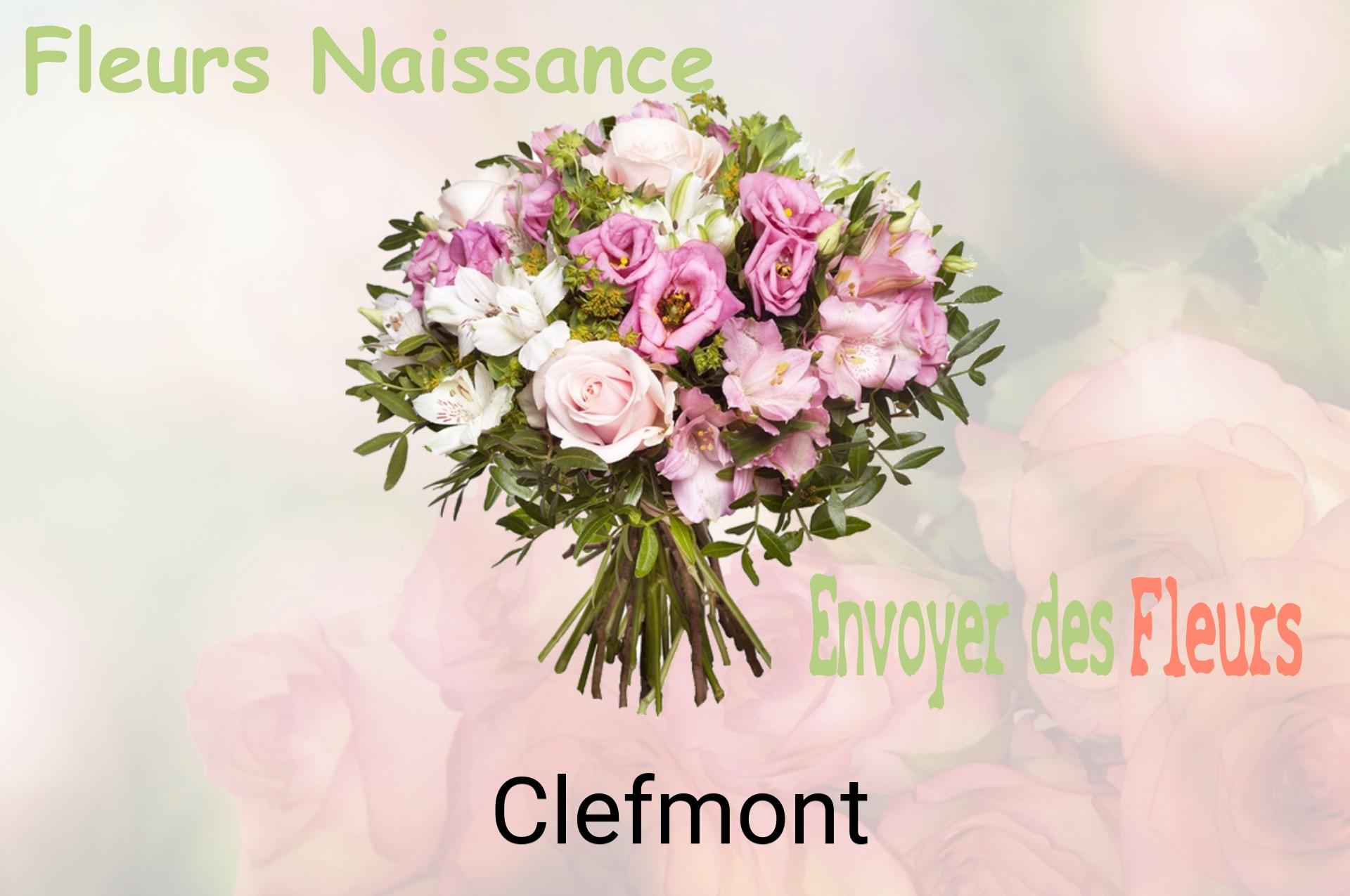 Bouquet de fleurs de naissance livré à Clefmont